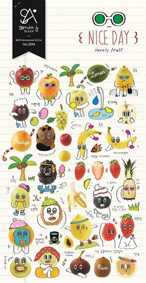 02034 NICE DAY Coated Paper Sticker-12