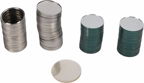 100pcs 75MM Blank Round Metal Mirror Making Supplies Compact Makeup Mirror DIY Kits for Advertising Gifts