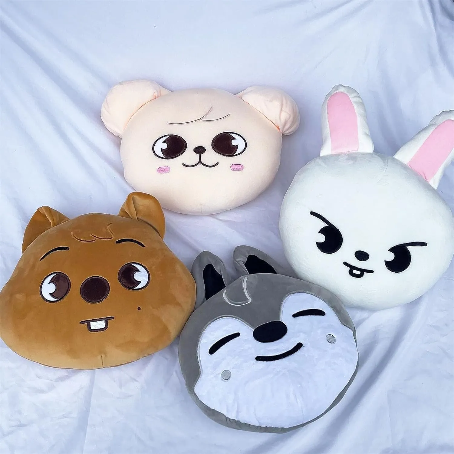11.8 Inch Cute Anime Plush Decorative Pillow Soft Cushions Home Sofa Decoration, Creative Cartoon Plush Toy Gift Toys for Kids Fans Stay (Seungmin-puppym)