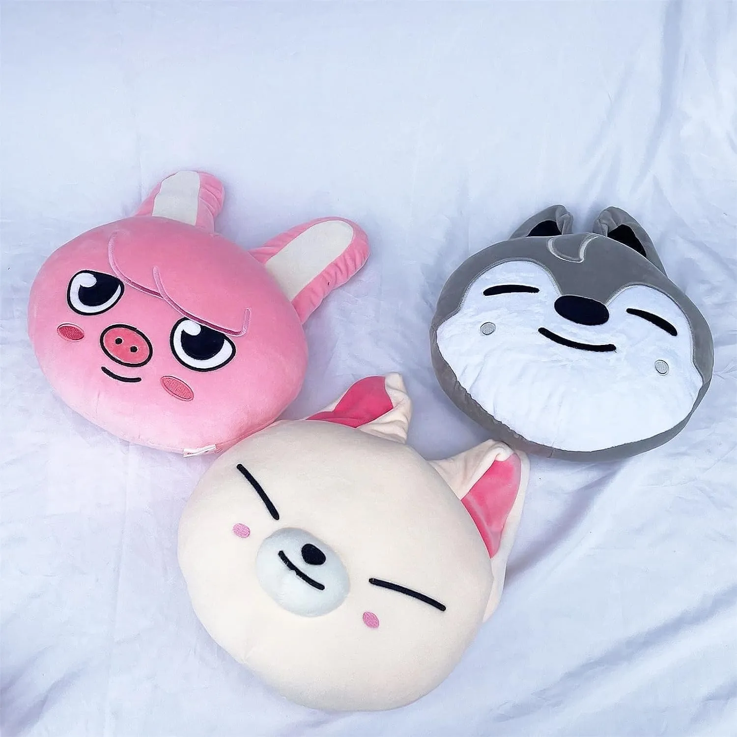 11.8 Inch Cute Anime Plush Decorative Pillow Soft Cushions Home Sofa Decoration, Creative Cartoon Plush Toy Gift Toys for Kids Fans Stay (Seungmin-puppym)
