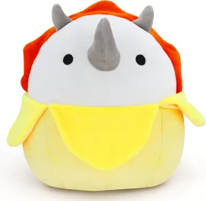 11inch Banana Animal Plush, Stuffed Animals Kawaii Pillow, Gifts for Kids Girls Boys (Dinosaur, 11IN)