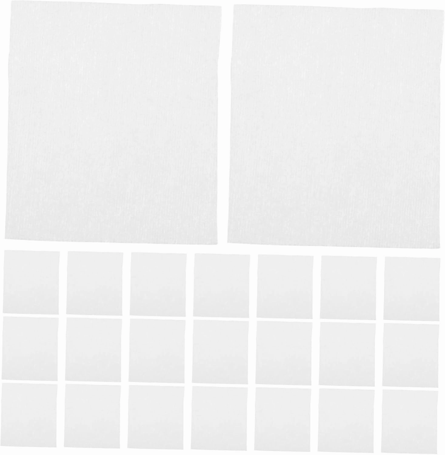 1200pcs Embroidery Cosmetic Pad Salon-Grade Exfoliating Facial Pads Makeup Removal Soft Non-Woven Rectangular Professional Beauty Supply