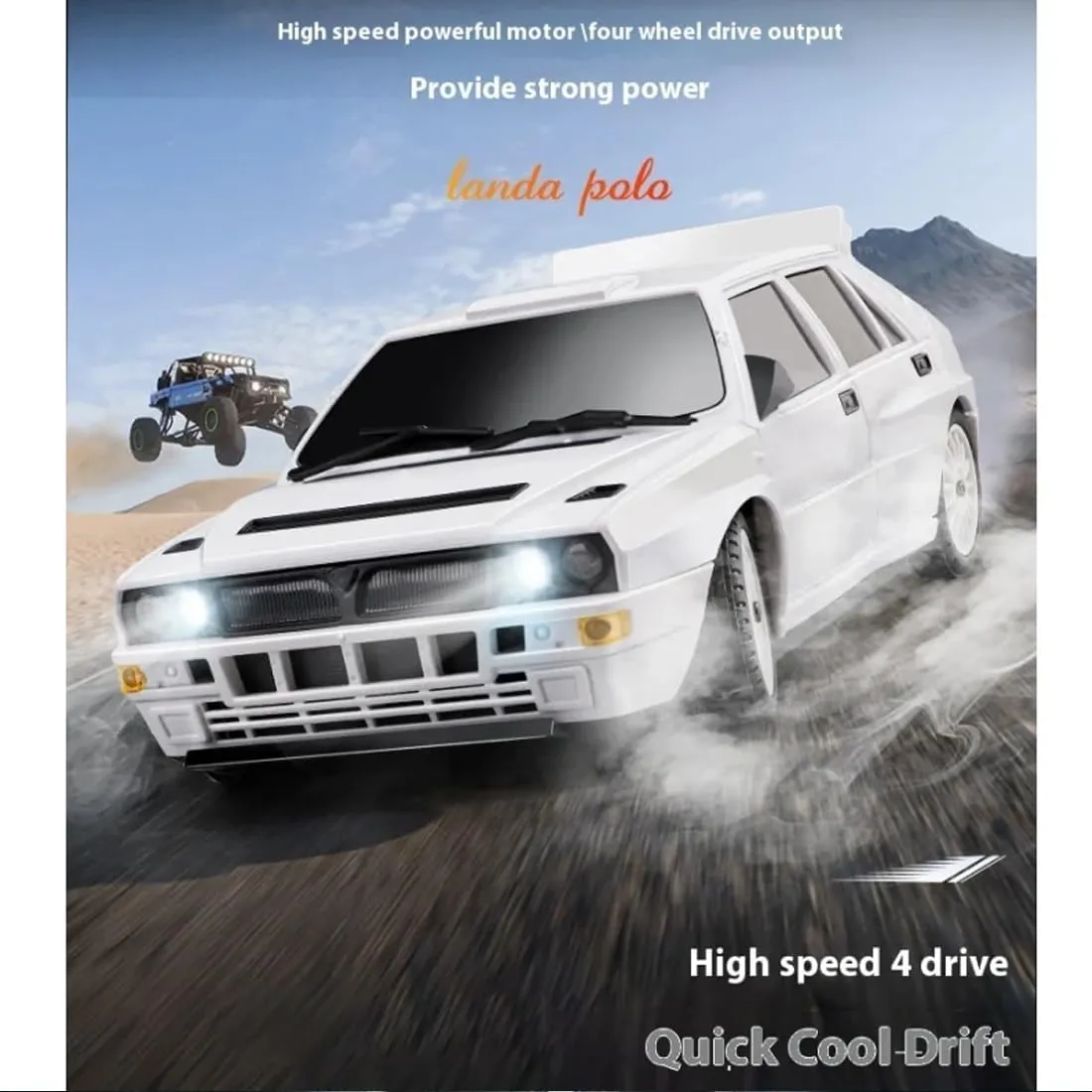 1/28 Scale 2.4GHZ Racing Drift Remote Control Car,10KM/H High Speed 4WD with Drift & Racing Tires, Mini RC Car for Adults