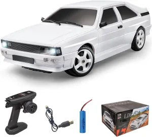 1/28 Scale 2.4GHZ Racing Drift Remote Control Car,10KM/H High Speed 4WD with Drift & Racing Tires, Mini RC Car for Adults