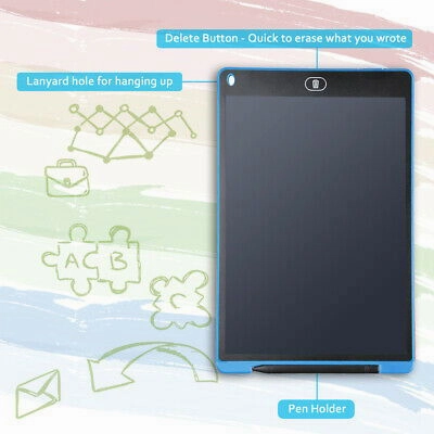 12 inch Portable LCD Writing Tablet Electronic Drawing Board Notepad for Kids