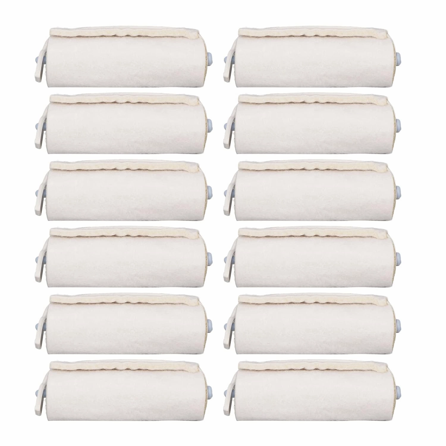 12pcs Hair Heat Insulation Cotton Soft Breathable Portable Hair Heat Foam Pad for Salon Home