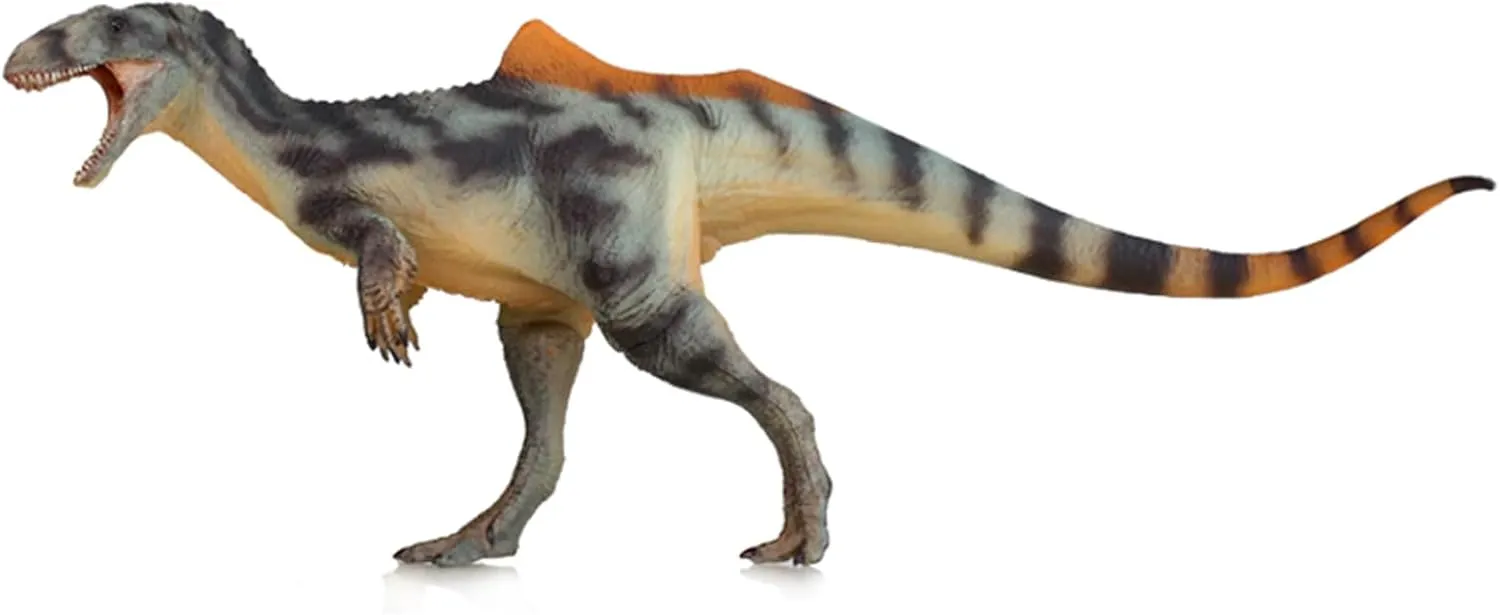 1:35 Scale Concavenator Model Dinosaur Figure Animal Scene Collector Home Decor Gift (Blue)