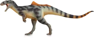 1:35 Scale Concavenator Model Dinosaur Figure Animal Scene Collector Home Decor Gift (Blue)