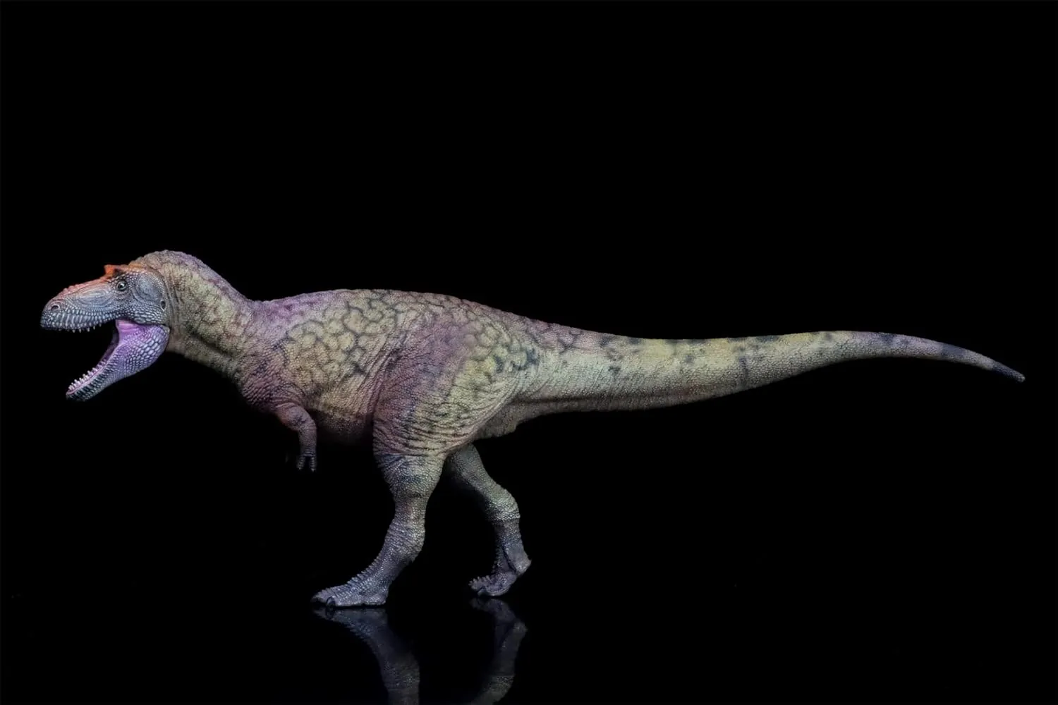 1:35 Scale Daspletosaurus Figure Tyrannosauridae Sturdy Dinosaur Animal Collection Realistic PVC Model Home Decoration Gift for Adult (Brown)