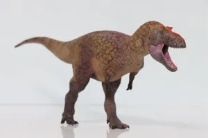 1:35 Scale Daspletosaurus Figure Tyrannosauridae Sturdy Dinosaur Animal Collection Realistic PVC Model Home Decoration Gift for Adult (Brown)