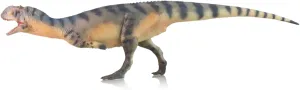 1:35 Scale Majungasaurus Model Dinosaur Figure Animal Scene Collector Home Decor Gift (Gray)