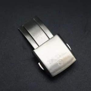 18mm 20mm Inner Diameter Easy-to-Install Clasp Smartwatch Strap Accessory Metal Connector Adapter Fit for Titoni 979 Watch Buckles(18 Inner Diameter)