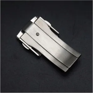 18mm 20mm Inner Diameter Premium Buckle Easy to Install Metal Connector Adapter Suitable Compatible with Titoni 979 Smart Watch Watch Buckles(18 Inner Diameter)