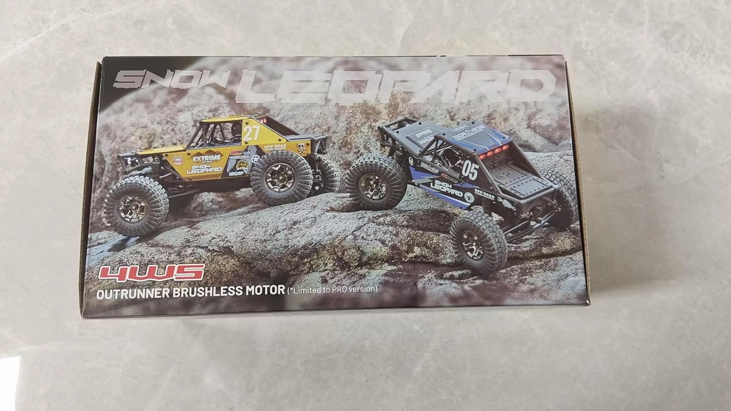 1/24 RC Crawler Car Udirc Ucx2405PRO 4wd Mini Climb Racing Brushless Motor 4 Wheel Steering 3 Speed Transmission RTR Toy (Yellow)