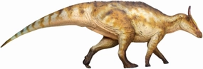 1:35 Scale Saurolophus PVC Dinosaur Animal Collection Decor (Brown)