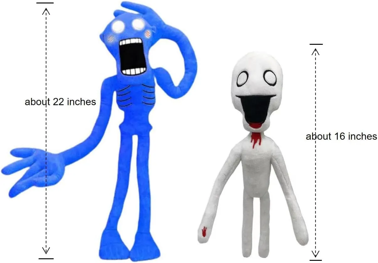 2 Siren Head Plush Shy Man Horror Interactive Surprise Toy (Blue)