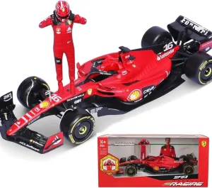 2024 New Bbuago 1/24 SF23#16 Winning Doll Signature Leclerc for Ferari Team Diecast Adult Vehicles Model Car Gift