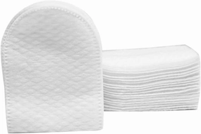 240pcs U Shaped Pocket Makeup Cotton Pads with Storage Box Soft Facial Cosmetic Remover for Women for Skin Care Makeup Application and Daily Use