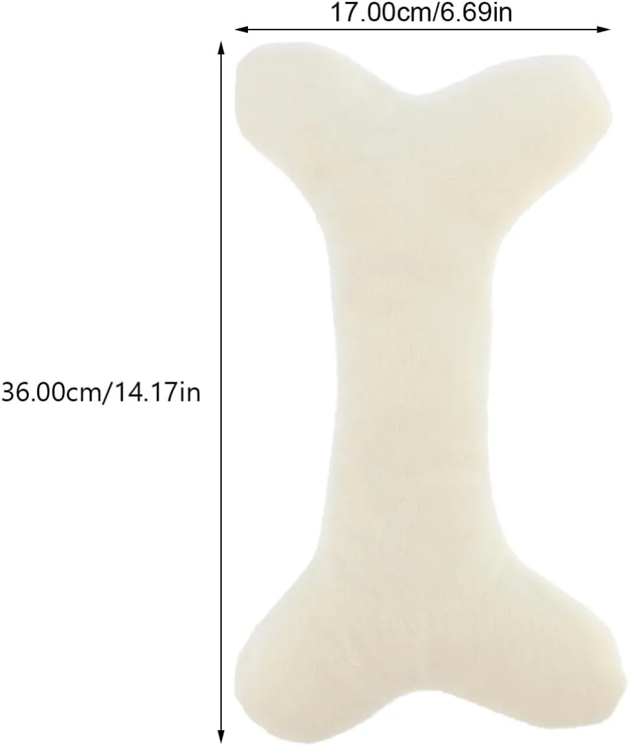 2pcs Bone Pillow Home Accents Decor Car Pillows for Neck Pillow for Cervical Plush Stuffed Creative Plush Plush Dolls Bone Design Pillow Cushion