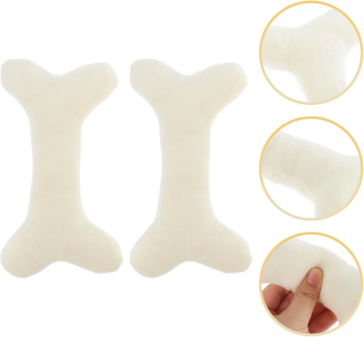 2pcs Bone Pillow Home Accents Decor Car Pillows for Neck Pillow for Cervical Plush Stuffed Creative Plush Plush Dolls Bone Design Pillow Cushion