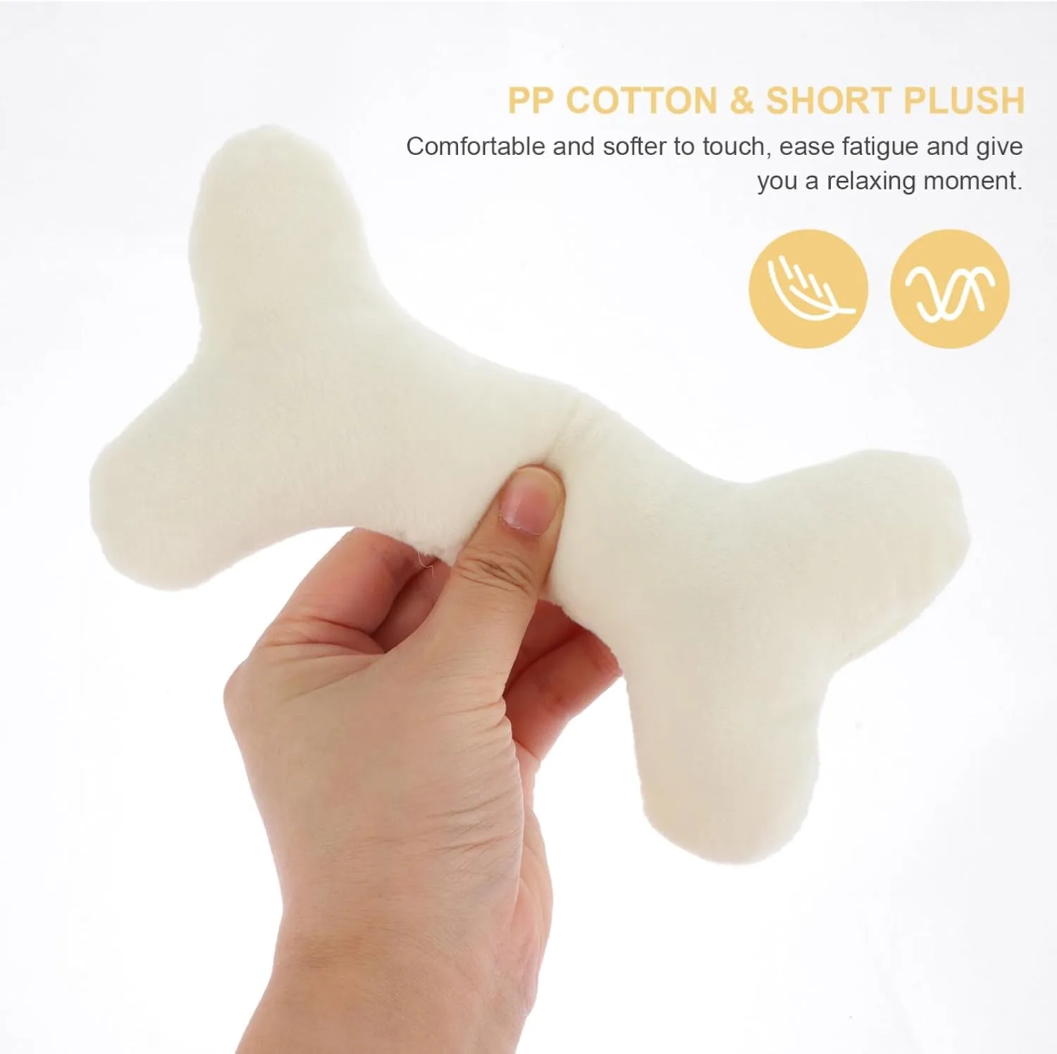 2pcs Bone Pillow Home Accents Decor Car Pillows for Neck Pillow for Cervical Plush Stuffed Creative Plush Plush Dolls Bone Design Pillow Cushion