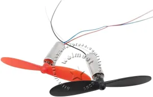 2pcs DC3.7V 45000rpm 720 Coreless Motor Magnetic with 55mm CW CCW Propeller For DIY RC Glider Airplane Helicopter Model HM