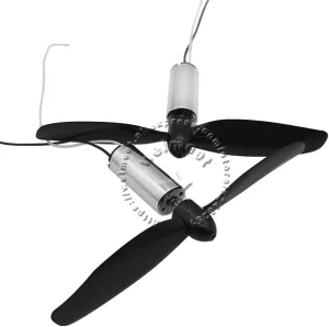 2pcs DC3V 37000rpm 8520 Coreless Motor Magnetic with 55/75mm CW CCW Propeller For RC Glider Airplane Helicopter Model HM - (Speed(RPM): 75mm Propeller)