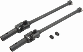 2PCS Front Universal Shafts, Steel RC Universal Drive Shaft, RC Front Axle Drive Shaft for FS Atom 1/8 Desert Off Road Vehicle, RC Car Front Drive Shaft Steel, RC Car Parts