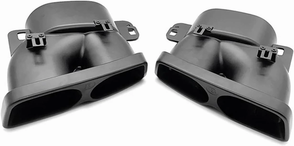 2X Exhausts Pipes Compatible for Benz -Brabus -AMG C63/S W204 S W205 W212 W213 W222 C205 2015-2018 Car Quad Exhaust Muffler Tips Tailpipe