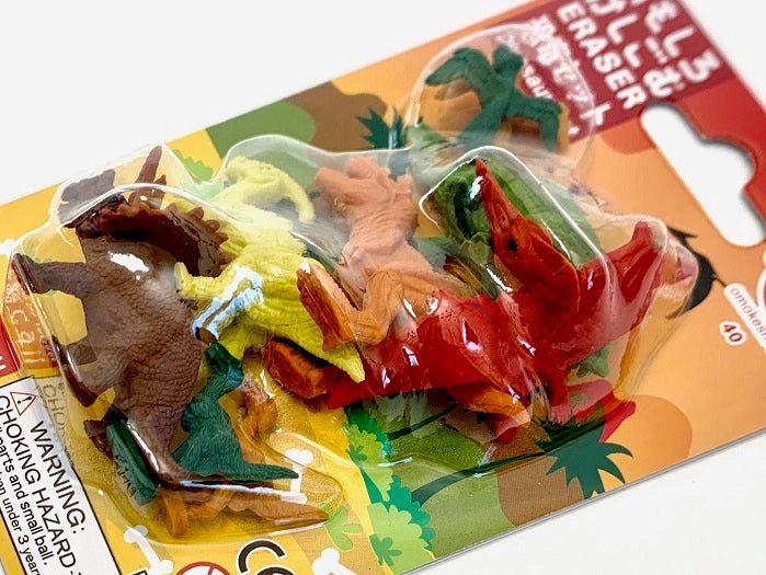 38307 IWAKO DINOSAUR SERIES 1 ERASER CARDS-10 CARDS
