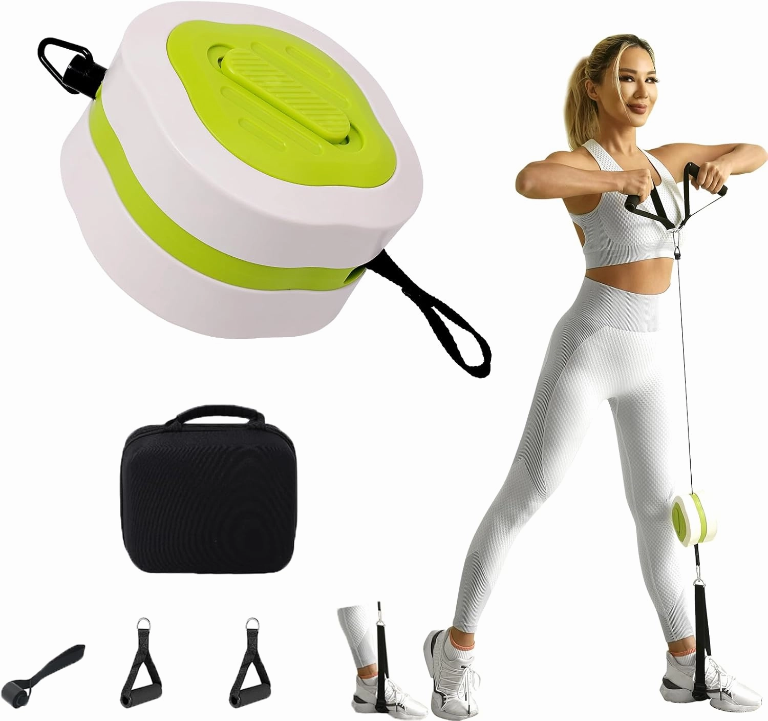 3 Speed Adjustable Resistance Fitness Pump, Dumbbell Rowing Machine, Home Comprehensive Training Equipment, Tension Pump, Arm Strength Device Duitable for Home Fitness
