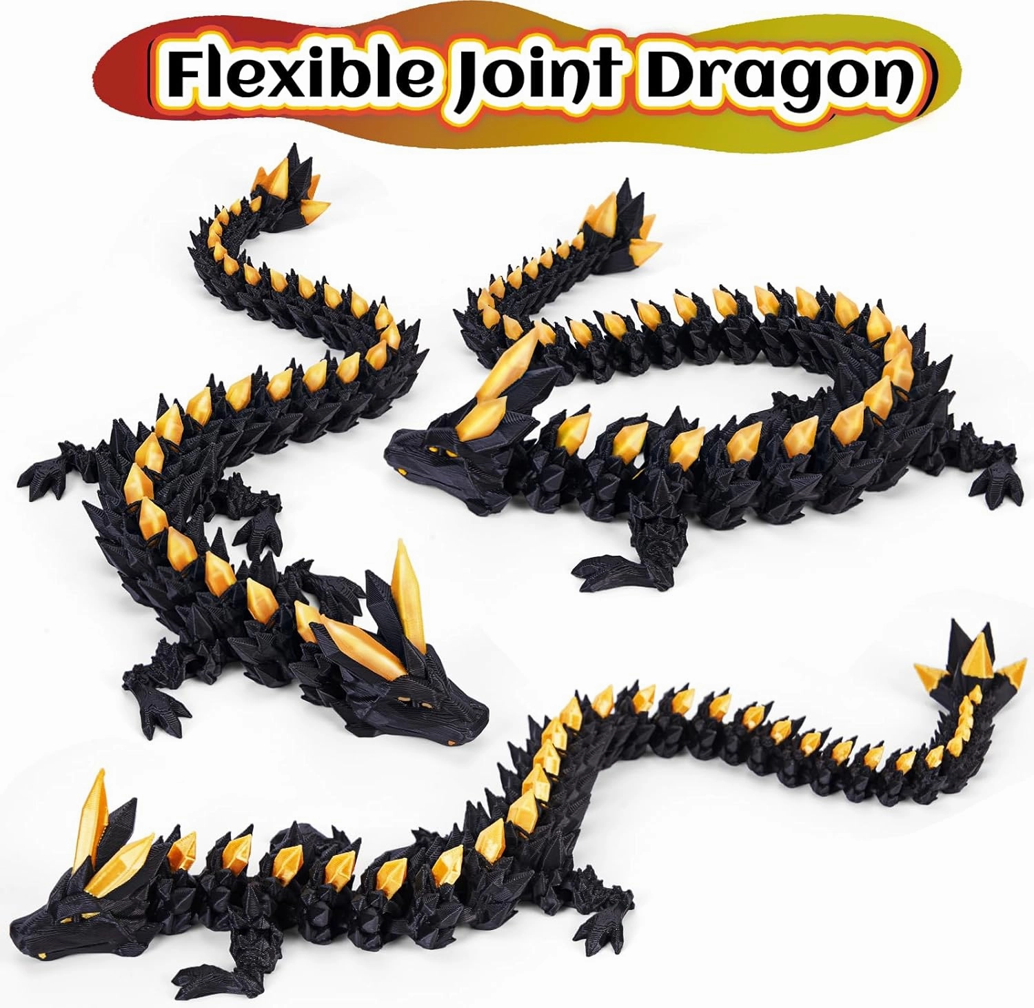 3D Printed Dragon Eggs Mystery Dragon Egg Glow in The Dark Articulated Animals Fidget Crystal 3D Print Dinosaur Eggs for Kids Boys Girls Home Decor