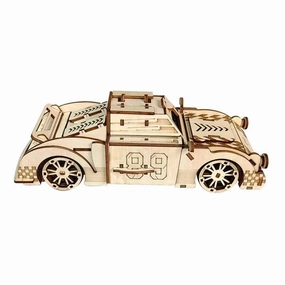 3D Wooden Jigsaw Model|DIY Racing Car Puzzle