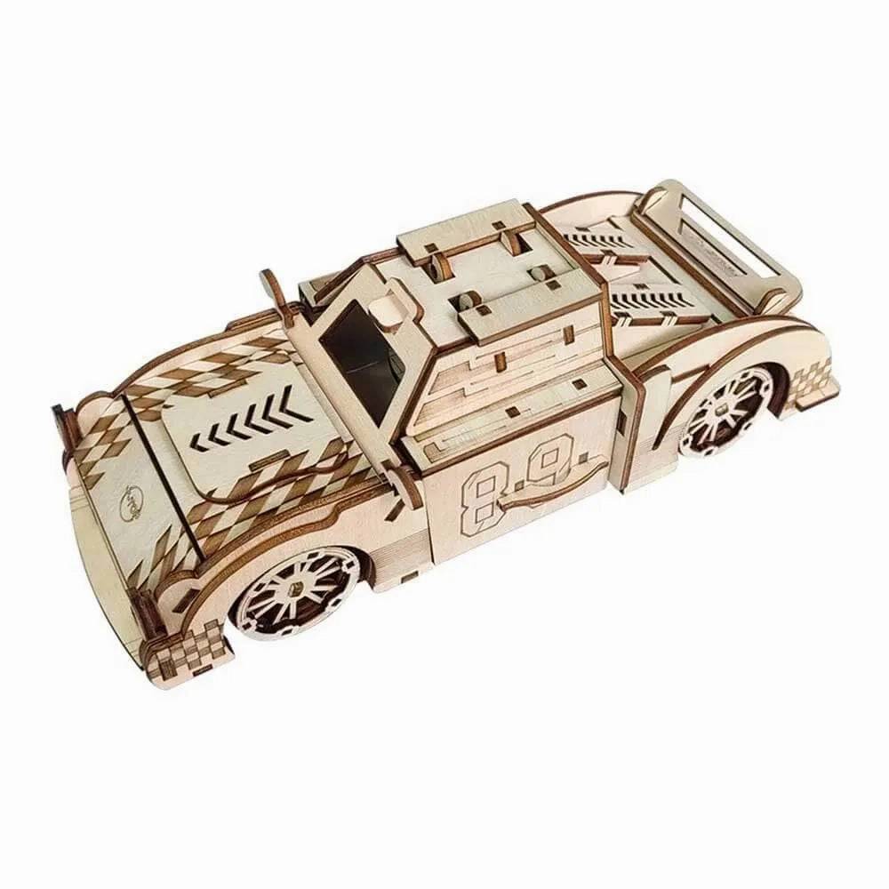 3D Wooden Jigsaw Model|DIY Racing Car Puzzle