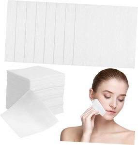 400Pcs Non Woven Facial Cleansing Pads for Makeup Removal Breathable Wiping Cloths for Deep Cleaning Skin Soft and Absorbent for Daily Use and Various Applications