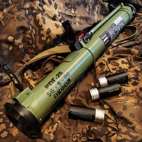 40 Max Nerf Gas Powered Magnum Grenade Shell AirSoft Innovations for 40 mm grenade launcher - High Velocity Long Range 35mm sponge Shower
