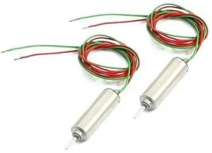 4PCS 412 4 X 12mm DC 3.7V 63000RPM 17cm Wire Coreless Magnetic Motor For RC Helicopter Model