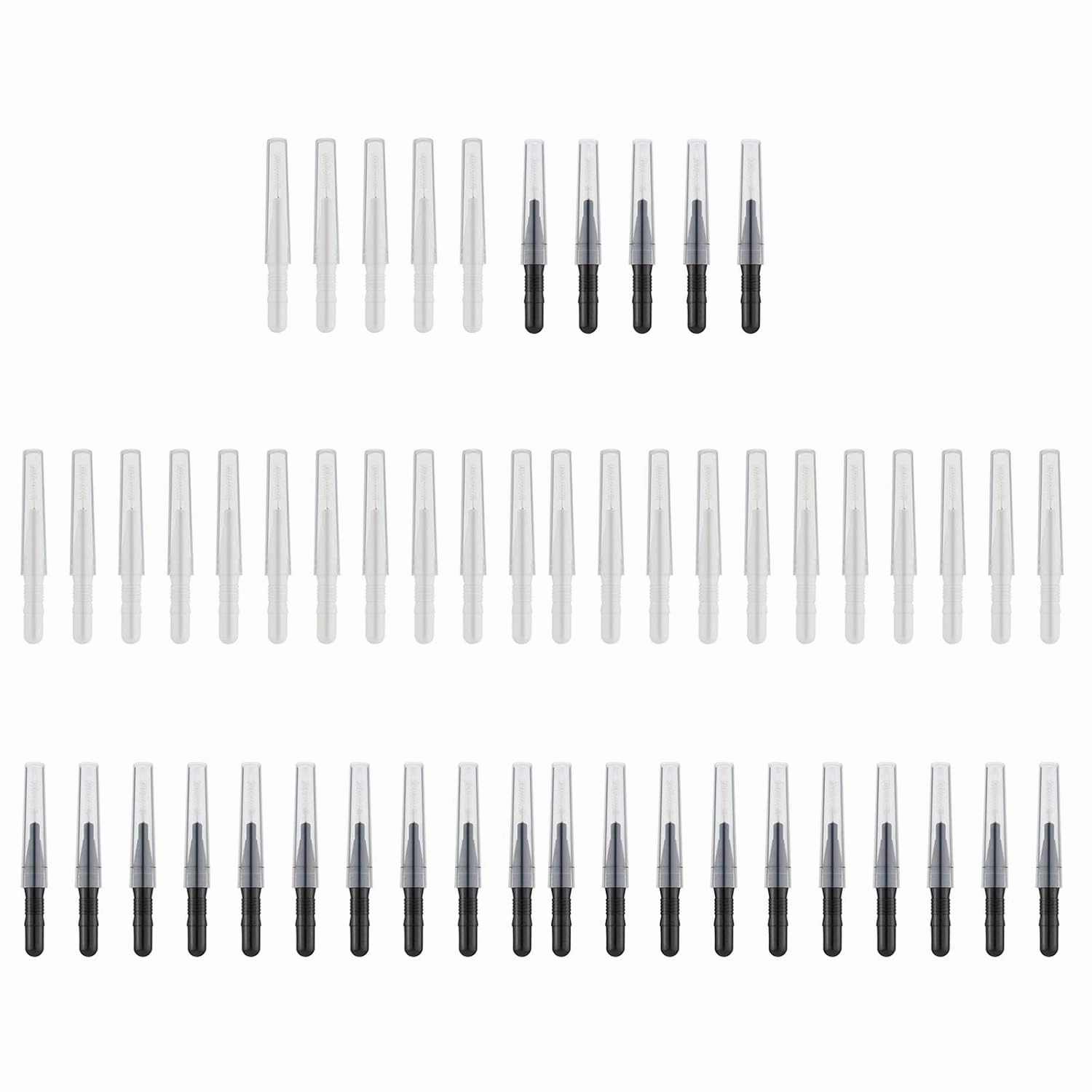 50 Pieces Eyebrow Spoolie Brush Set Compact Design Portable Eyebrow Brushes For Makeup Artists And Beginners