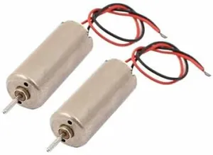 5Pcs DC1.5-4.5V 50000RPM 1mm Dia Shaft Magnetic Coreless Motor for RC Helicopter 16 x 7mm