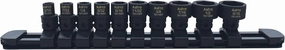 78110 10-Piece 1/4" Drive Low Profile Nano Impact Sockets - SAE