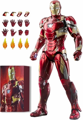 7 Inch Ironman MK46 Action Figure (1/10 Scale) with Lots of Accessories,Exquisite Painting Collectible Toy