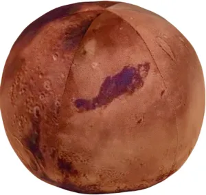 7Inch Soft Plush Globe for Learning,Earth Ball，Earth Plush，Globe Pillow,Soft Planet Plush Pillow,Solar System Planet Plushie Pillow(Creative Mars)