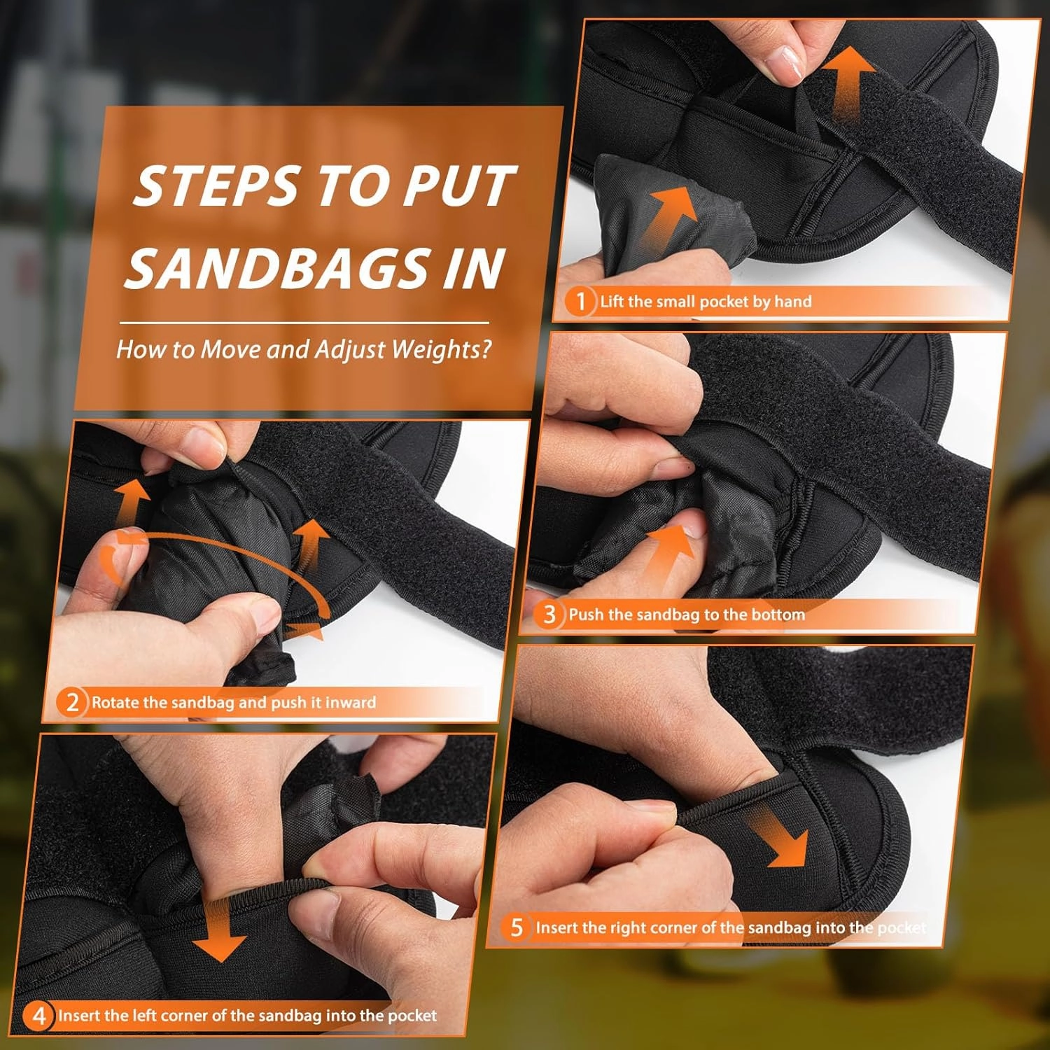 Adjustable Ankle Weights for Women Men 1 Pair 2 4 6 8 10lb Weighted Legs Ankle Wrist Weights with Removable Weight Straps for Gym Workout Walking