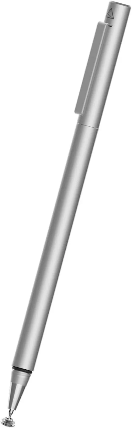 Adonit Droid (Silver) Universal Stylus, Disc Stylus Touch Screen Pens, Precision, Natural Writing/Drawing, Slim and Lightweight Compatible for All Capacitive Touch Screens Cell Phones,Tablets Devices
