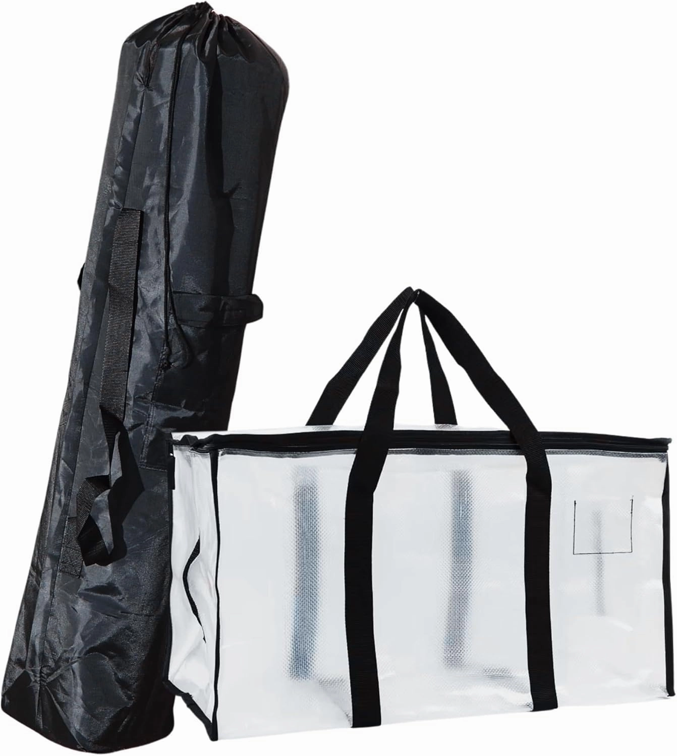 Adventure & Organization Power Pack: Large Black Camp Chair Bag   Transparent Pack & Store Bag