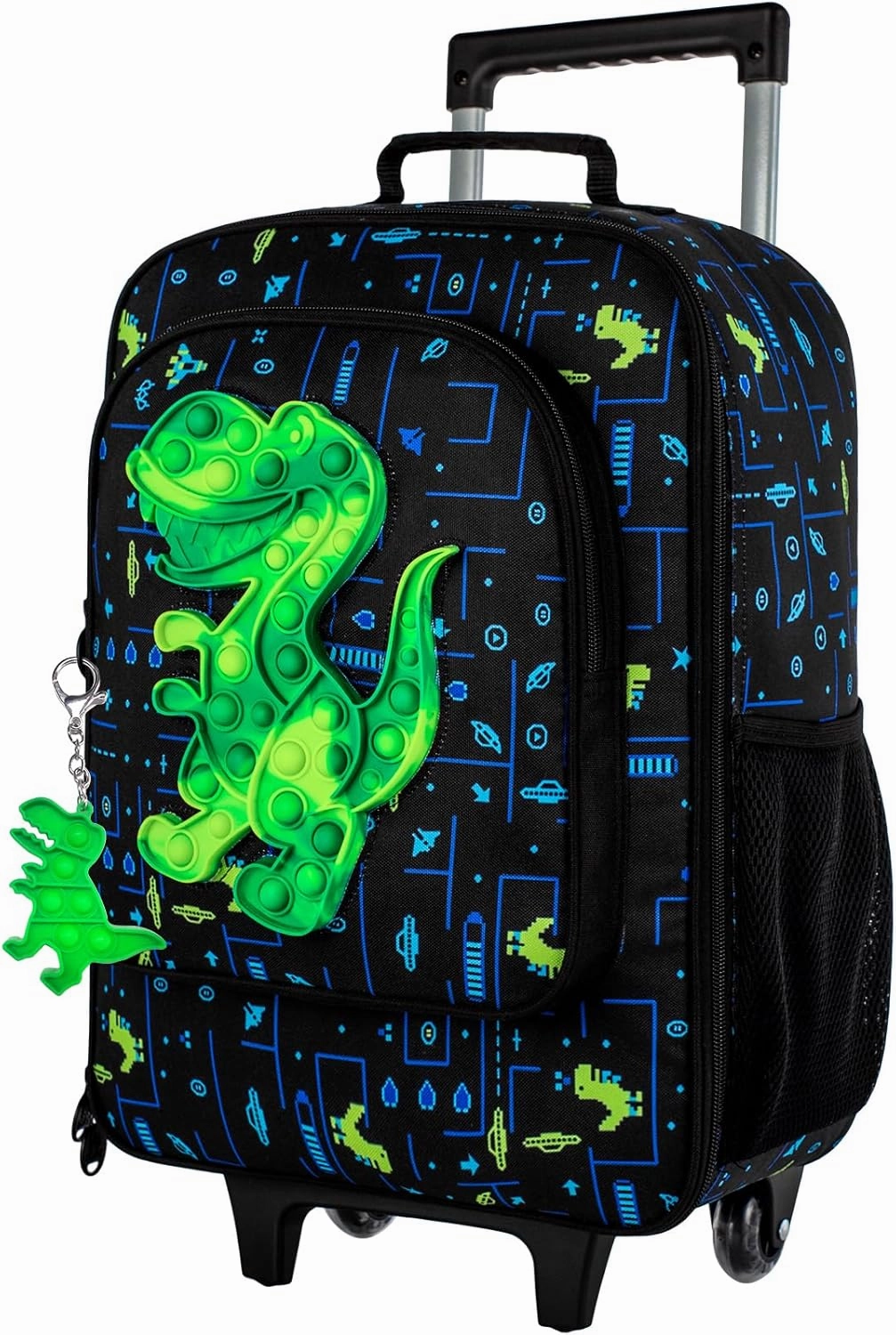 AGSDON Kids Luggage for Boys Girls, Cute Rolling Wheels Suitcase for Children Toddler