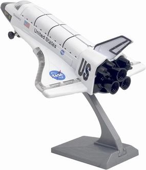 Ailejia Space Shuttle Scale Model Kit Airplane Orbiter Metal Model Plane Diecast Space Shuttle Aircraft Toy Collection Light 8" with Sound and Light for Kids Boy Girl Gift