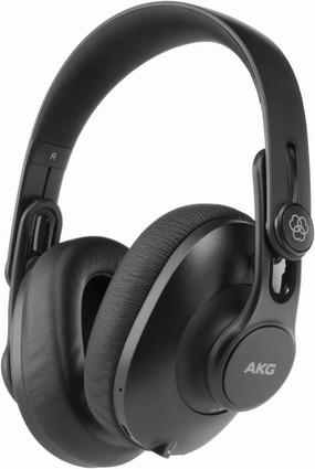 AKG Pro Audio K361BT Bluetooth Wireless or Wired, Over-Ear, Closed-Back, Light Weight, Foldable, Professional Recording Studio Headphones, Studio Monitor Mixing, Podcast, DJ Stereo Headsets, Black