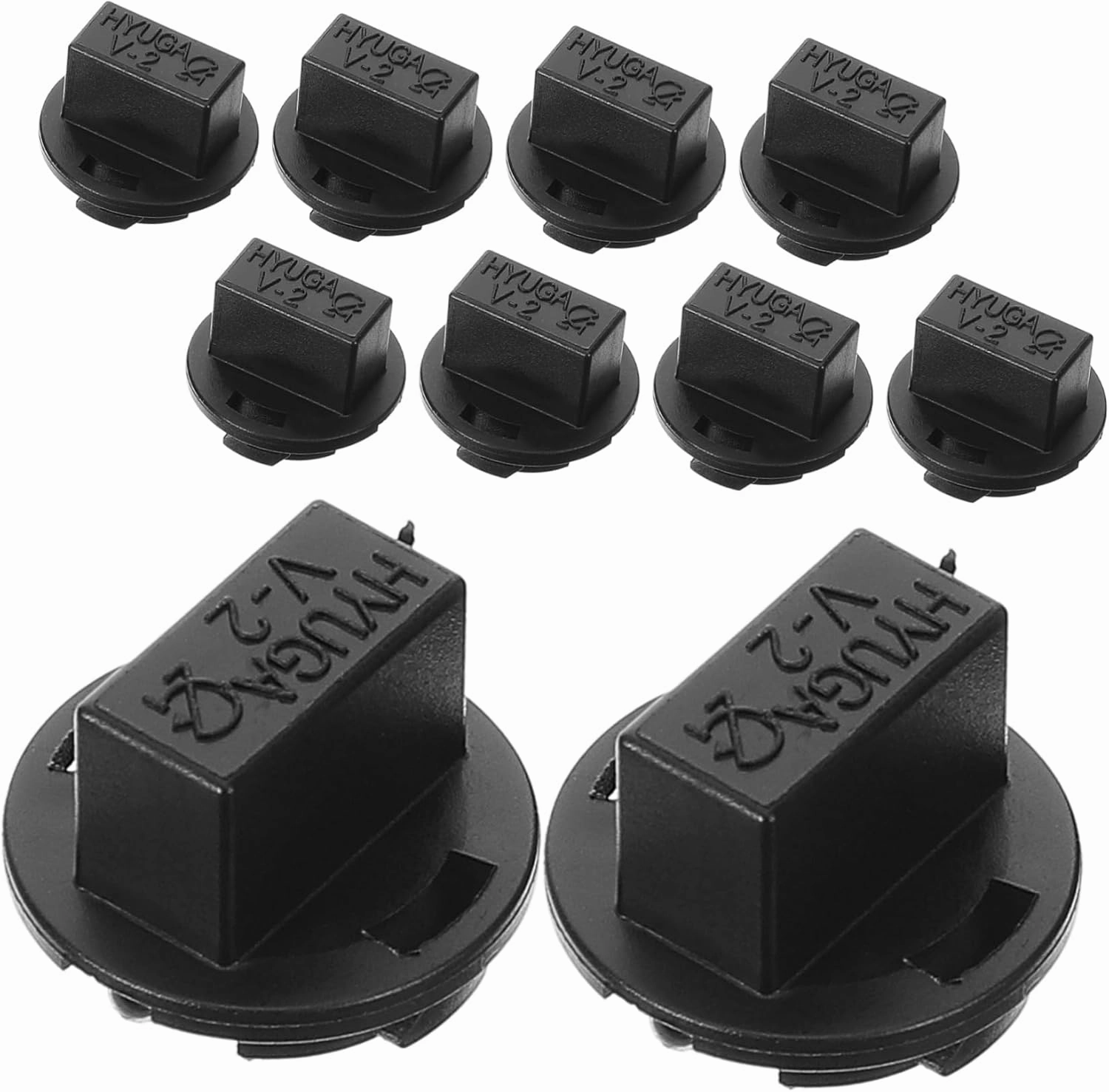 Alipis 10pcs Wedge Twists Auto Twists Lock Socket for Car Truck Van Instrument Panel Light Bulb Base