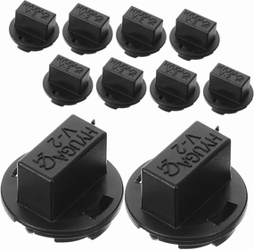 Alipis 10pcs Wedge Twists Auto Twists Lock Socket for Car Truck Van Instrument Panel Light Bulb Base